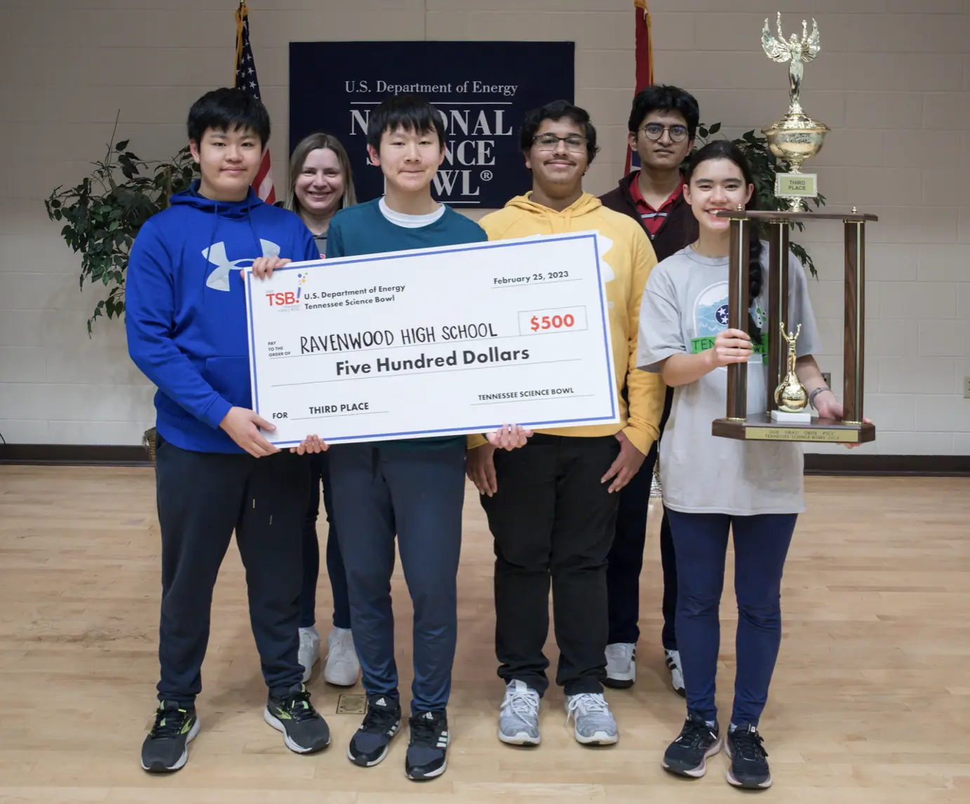 Tennessee Science Bowl third place - Ravenwood High School