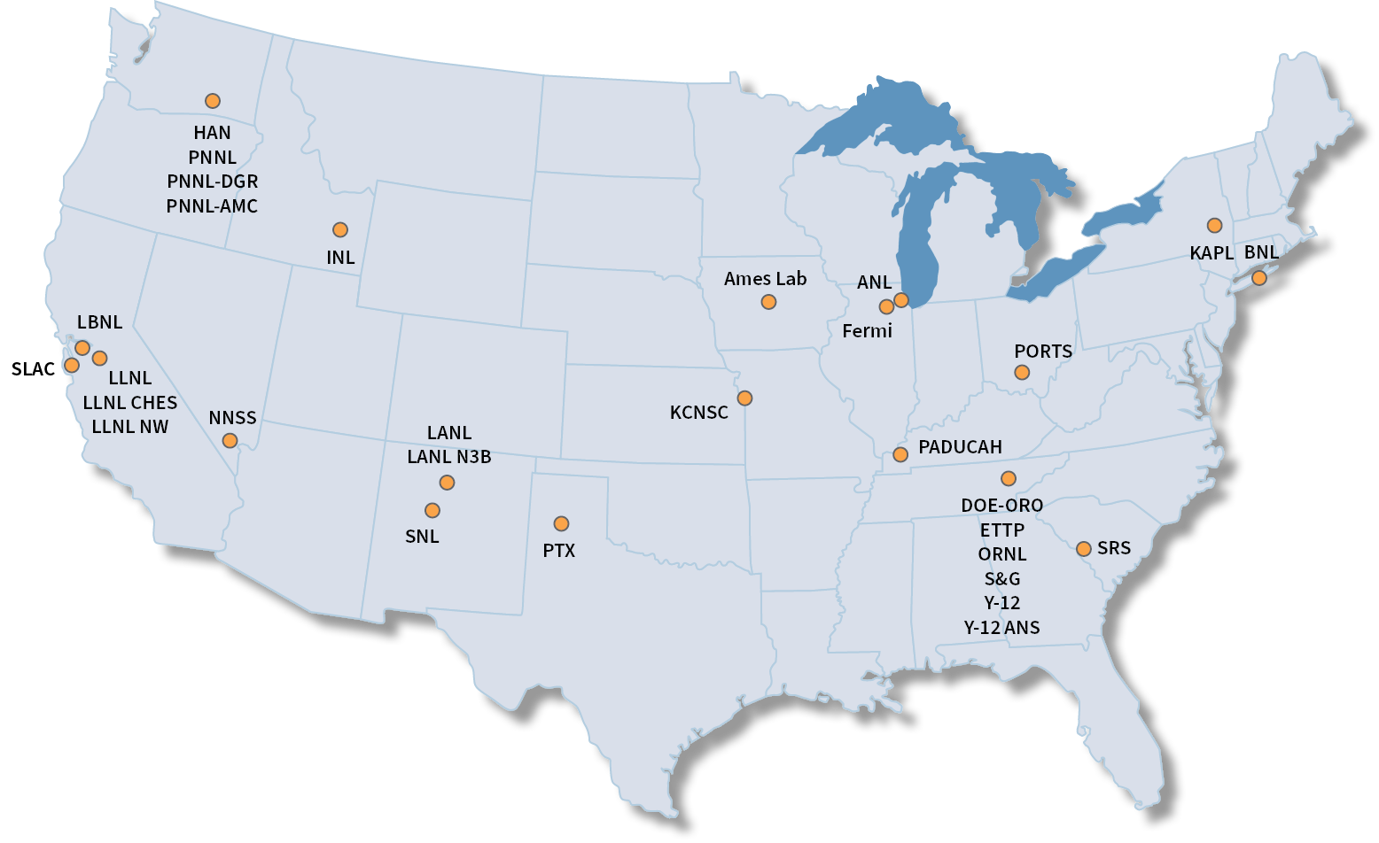 Geographical Locations for 30 Active BAWR Reporting Organizations (2025) infographic