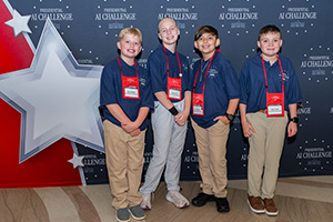 Aaron Gallagher, Ayden Taverna, Emma Connor, Ryker Cochran
