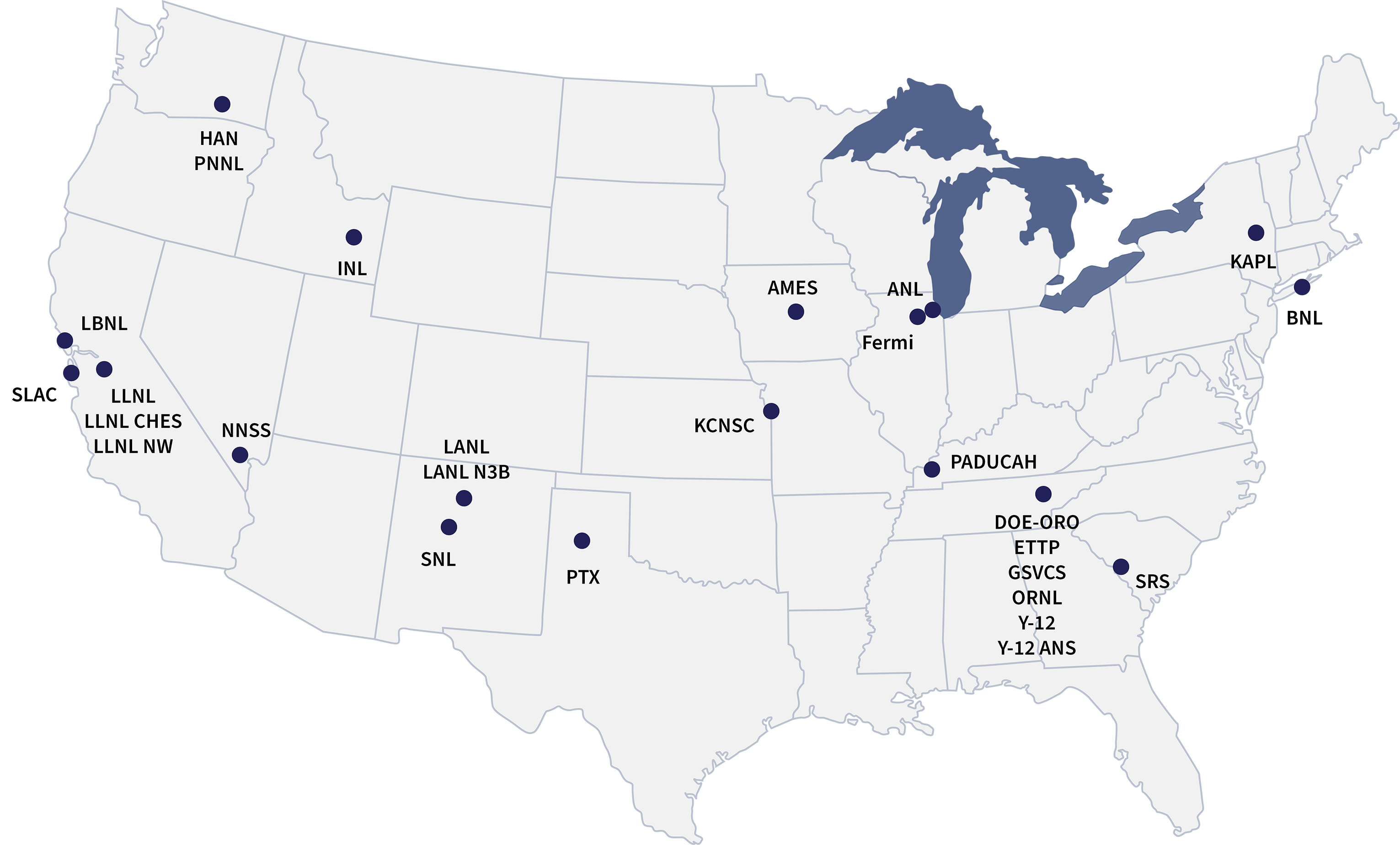 Geographical Locations for 27 Active BAWR Reporting Organizations (2022) infographic