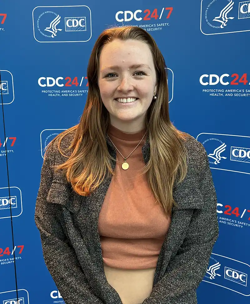 Alexandra “Ally” Chase is an applied research and translations fellow for the Centers for Disease Control and Prevention (CDC) and assisting with a model to highlight activities to support the community health workers (CHW) workforce. (Photo Credit: Ally Chase)