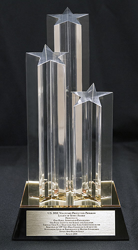 DOE Legacy of Stars award