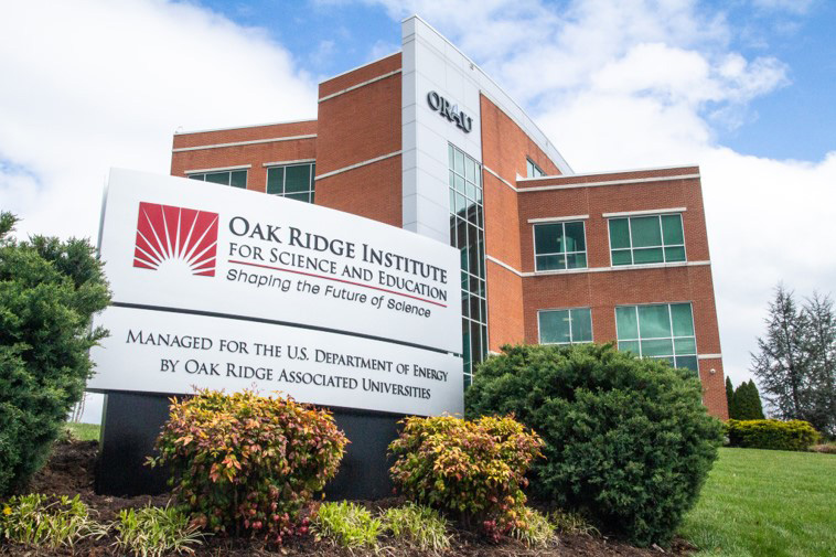 Building marker/signage for the Oak Ridge Institute for Science and Education