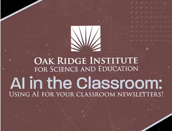 Using AI for classroom newsletters