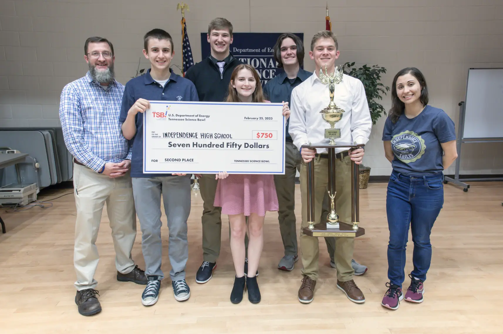 Tennessee Science Bowl second place - Independence High School