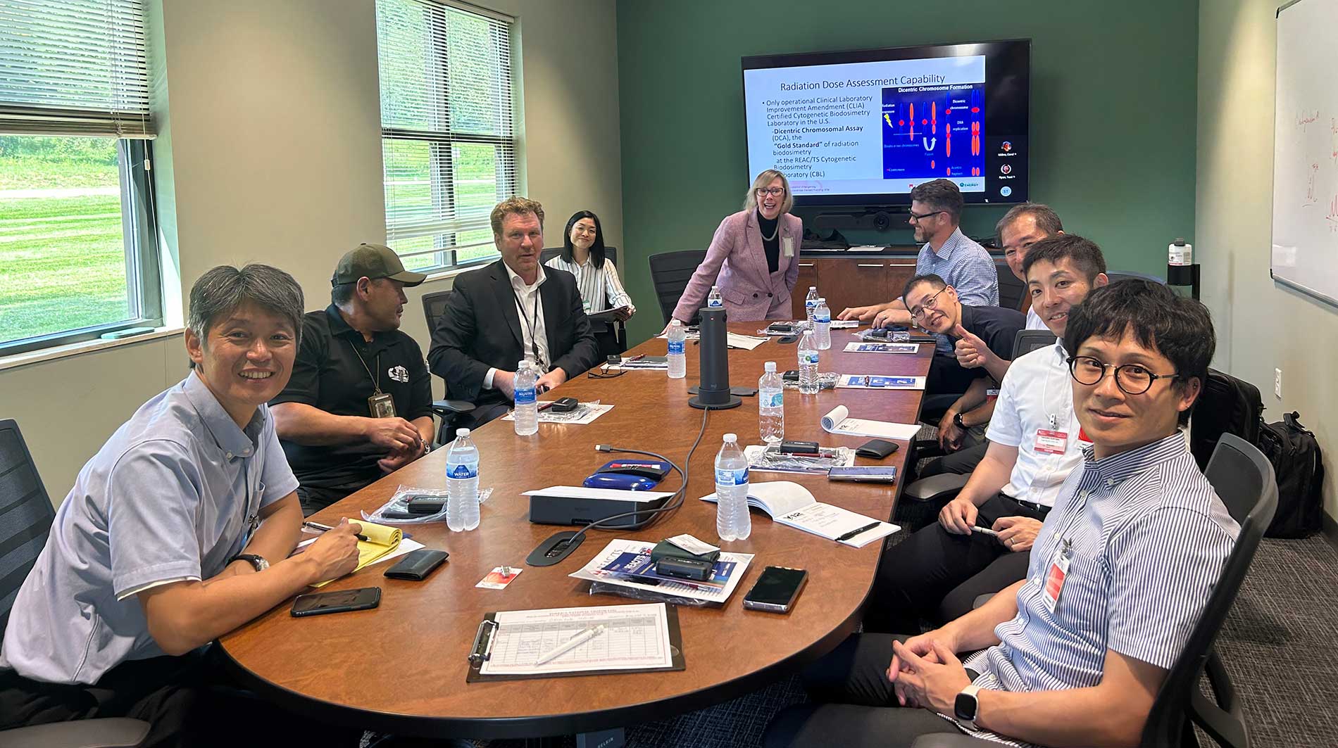 Cytogenetic Biodosimetry Lab hosts delegation from Japan
