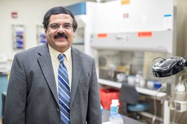 Dr. Adayabalam Balajee, director of the REAC/TS Cytogenetic Biodosimetry Laboratory