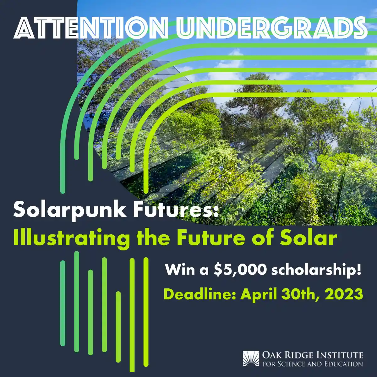 ORISE scholarship competition featuring Solarpunk art movement connects undergrads with DOE’s Solar Energy Technology Office