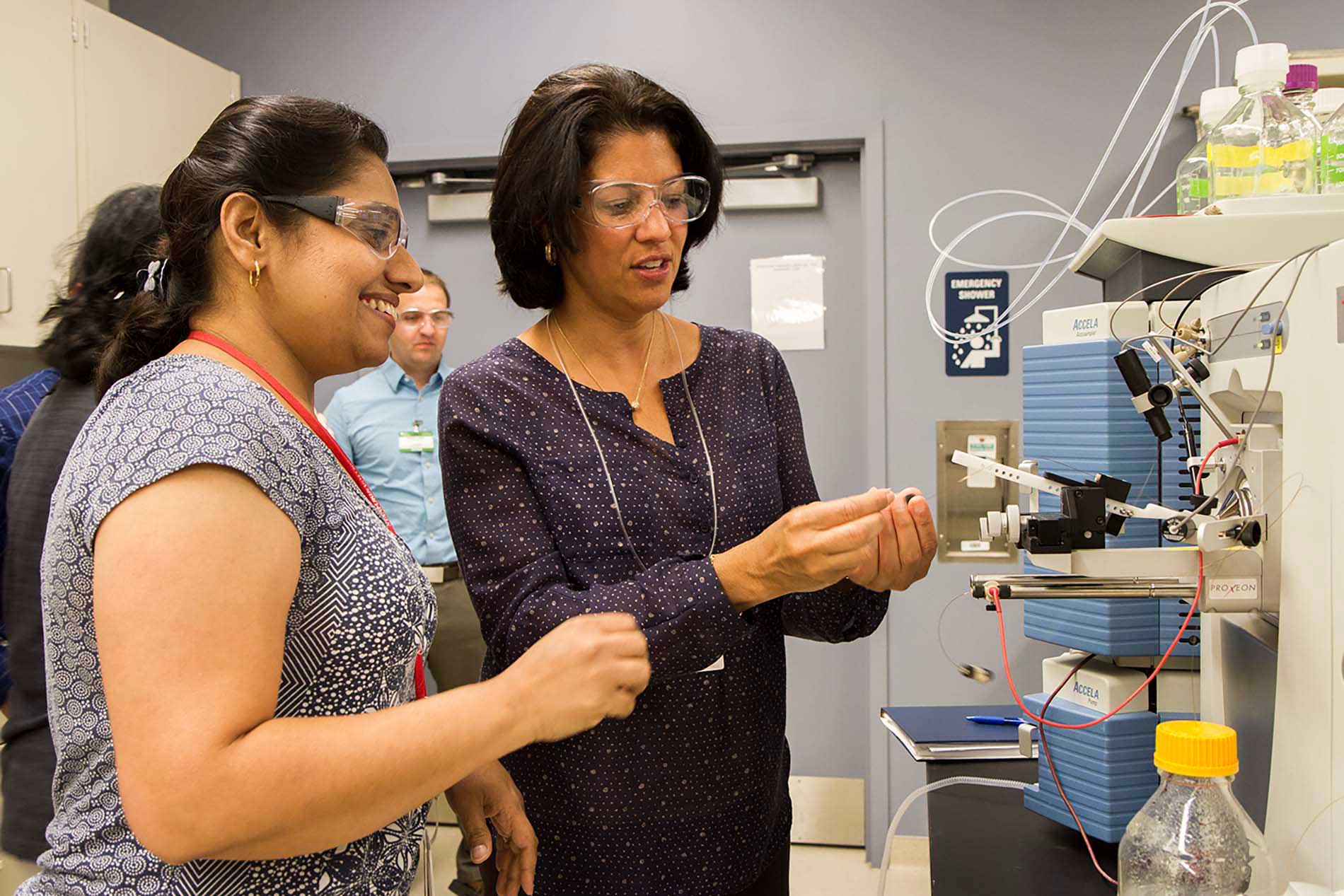 High school teachers conduct research with a mentor scientist at Oak Ridge National Laboratory