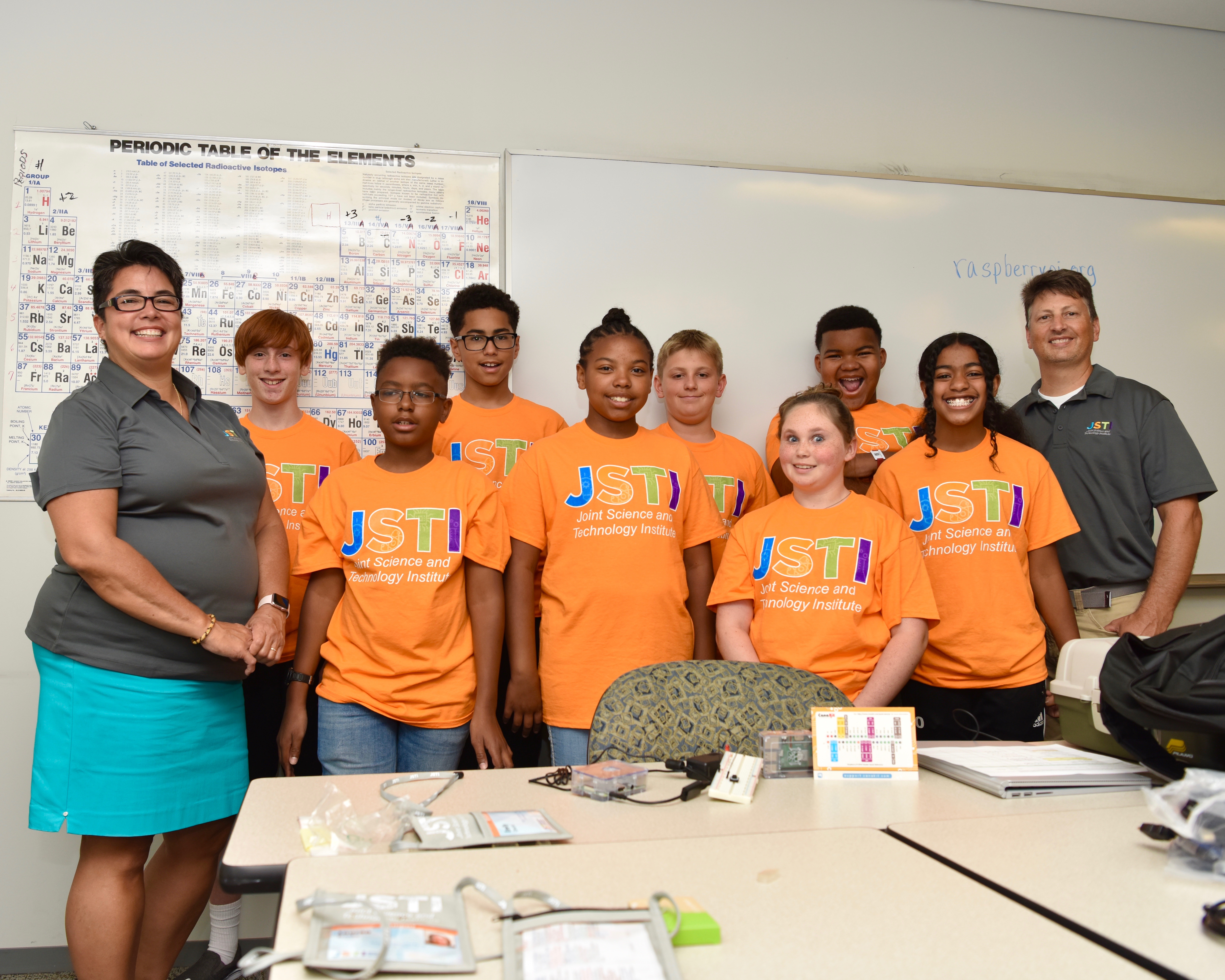 Raspberry Pi project team photo