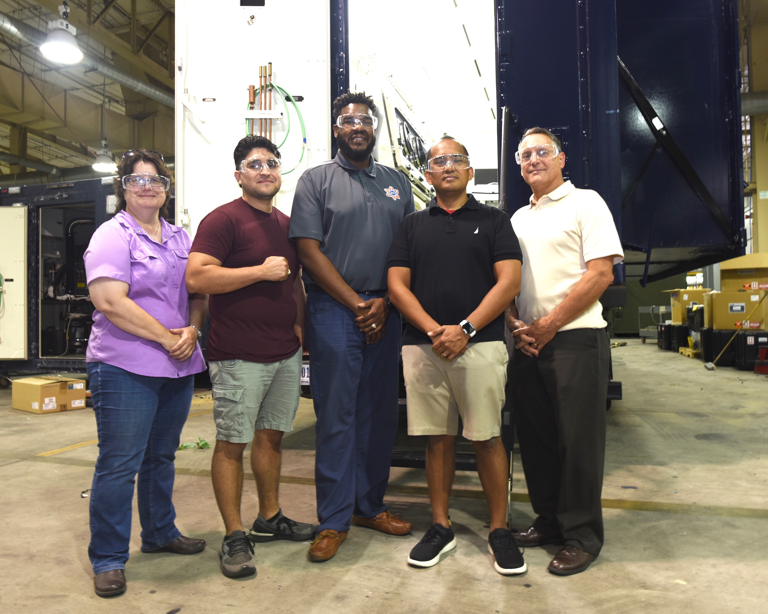Rapid Prototyping and Military Packaging project team photo