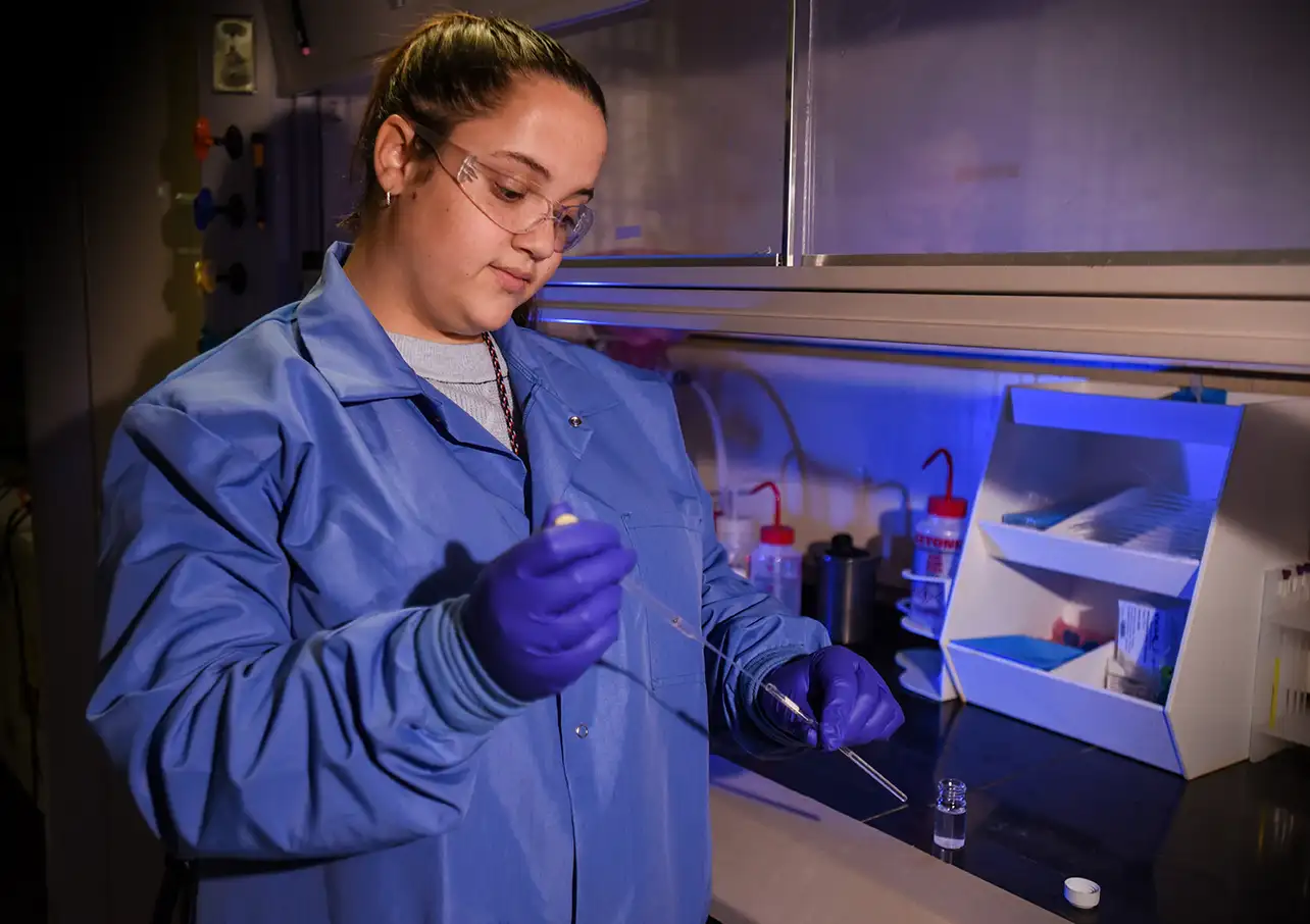 Chemistry student investigates novel hydrogen peroxide detection method