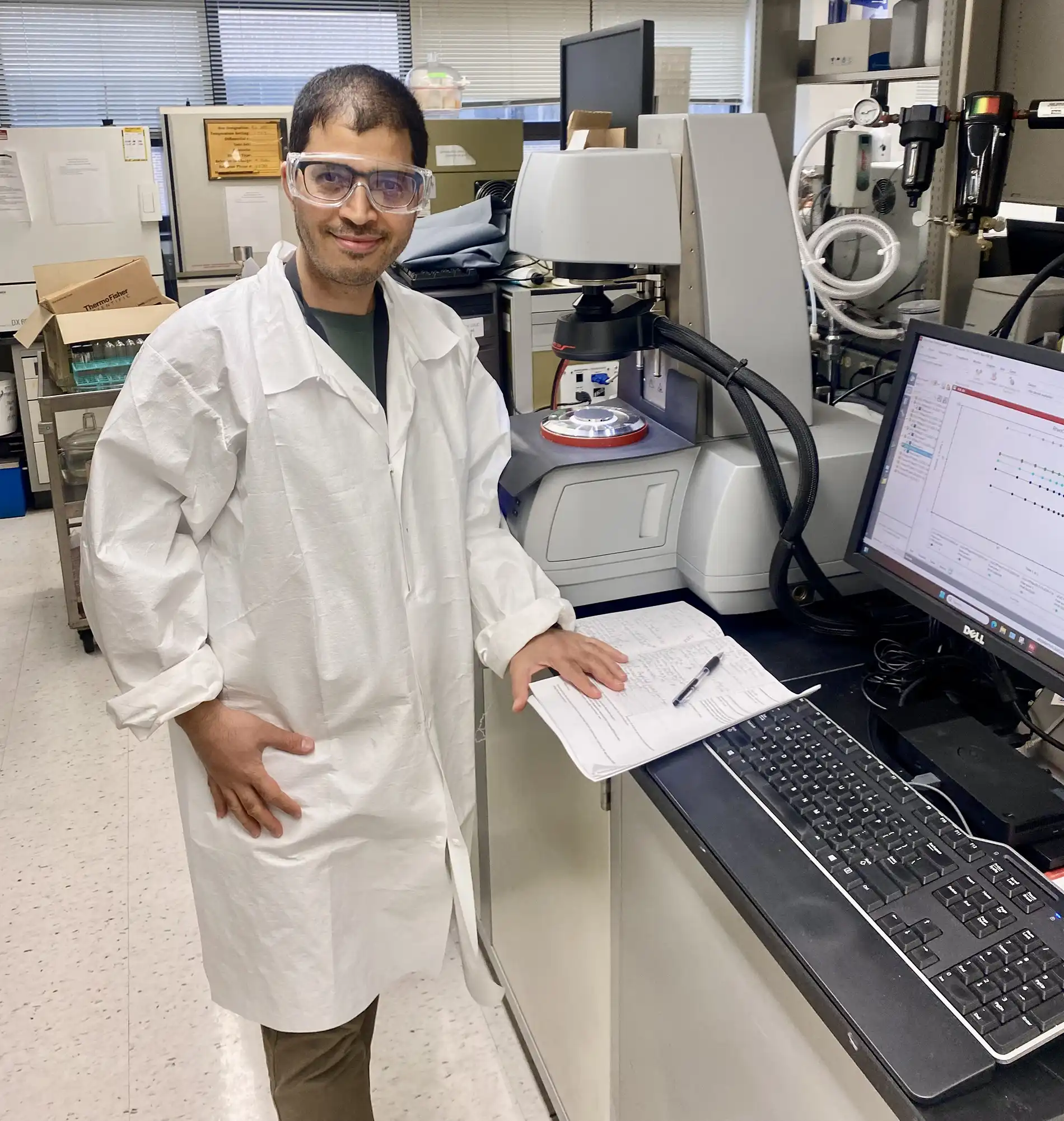 Chemistry intern uses agricultural waste to produce eco-friendly biofuel